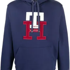 Худи с аппликацией логотипа