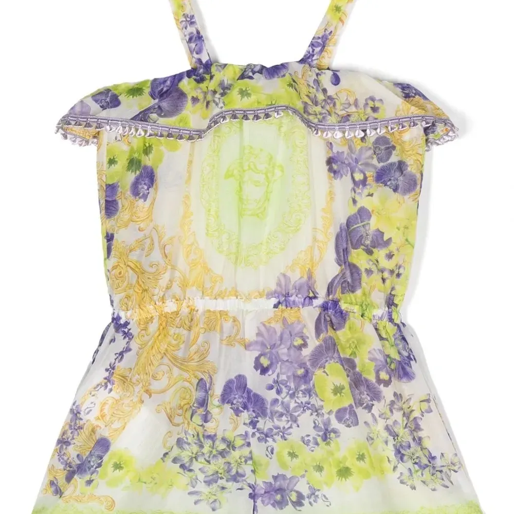 Ромпер с цветочным принтом