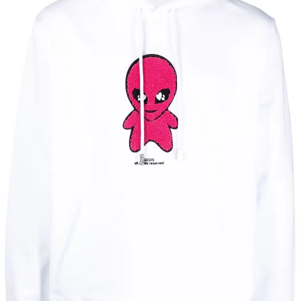 Худи с кулиской и нашивкой