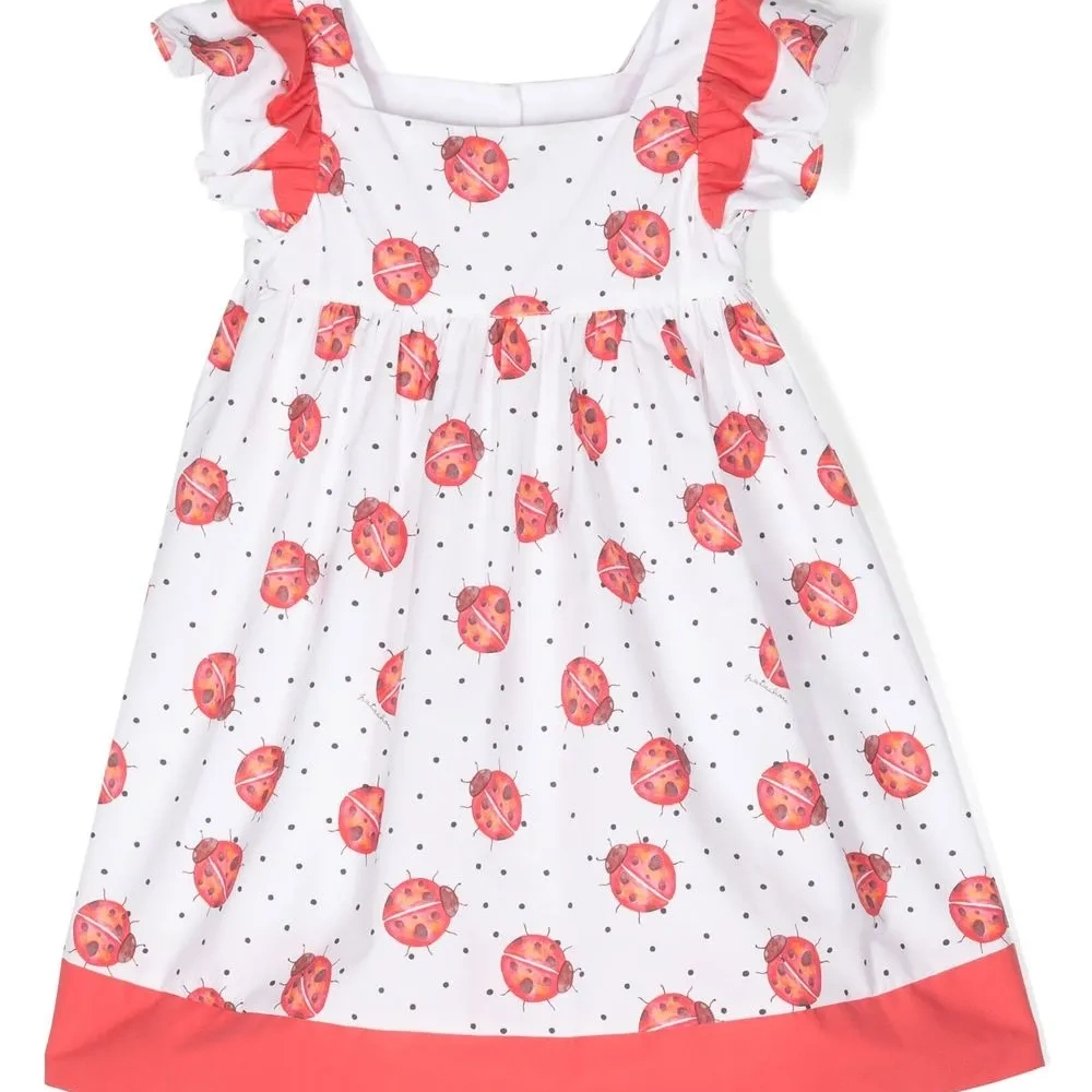 Платье А-силуэта с принтом