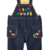 Джинсовый комбинезон с вышитым логотипом