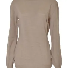 Топ с высоким воротником