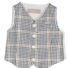Жилет в клетку