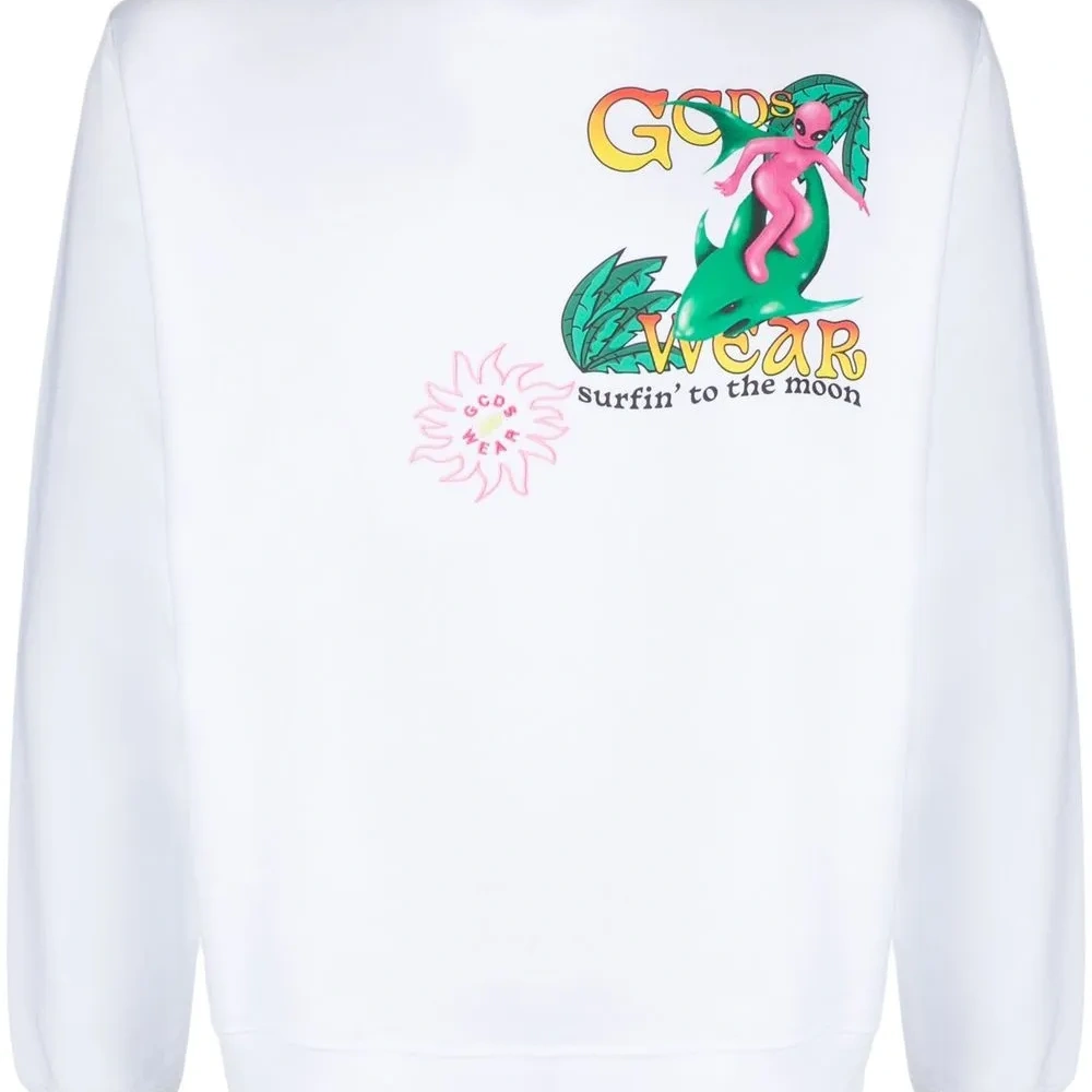 Толстовка с графичным принтом