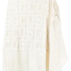 Юбка мини с монограммой