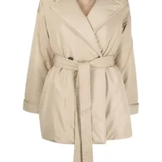 Пуховик с завязками