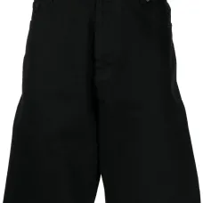 Шорты-бермуды с нашивкой-логотипом