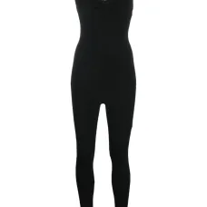 Комбинезон без рукавов с кружевом