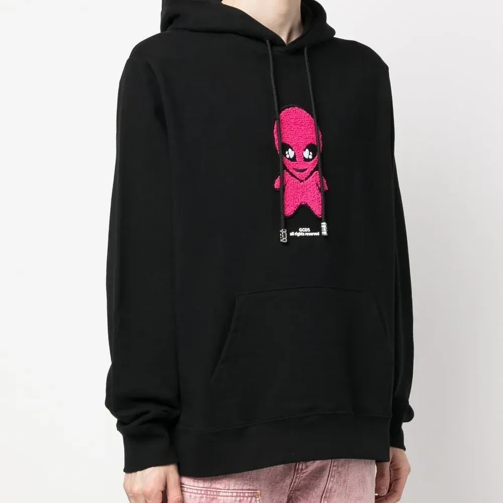 Худи с кулиской и нашивкой