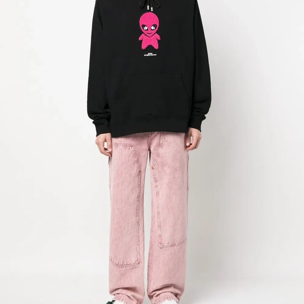 Худи с кулиской и нашивкой