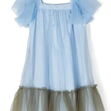 Ярусное платье из тюля