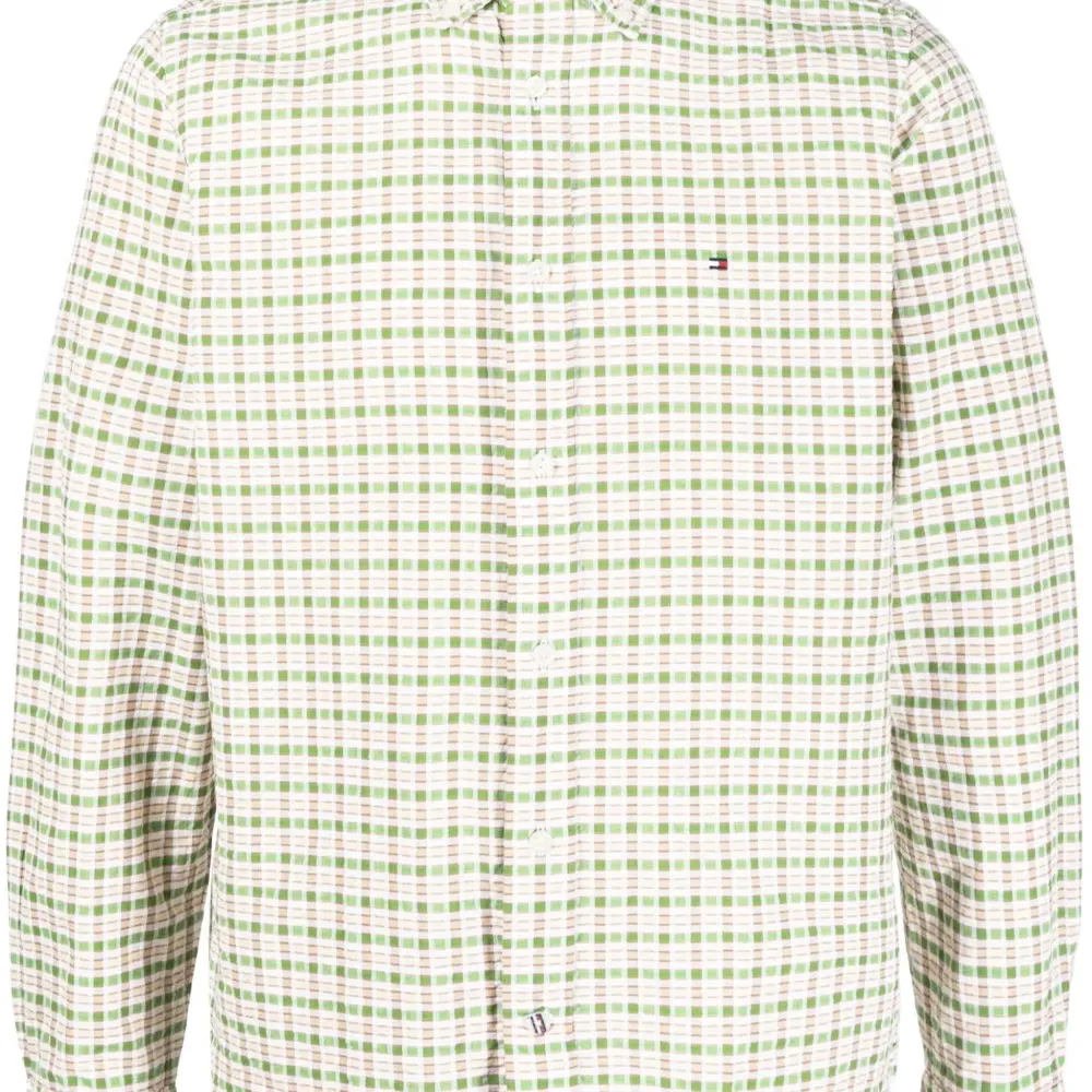 Рубашка в клетку гингем