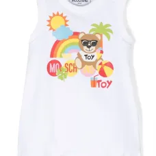 Ромпер без рукавов с логотипом