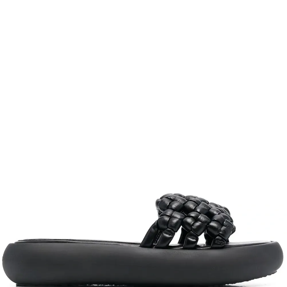 Шлепанцы на платформе