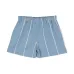Полосатые шорты прямого кроя