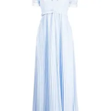 Платье миди с кружевом