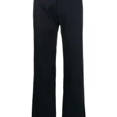 прямые брюки средней посадки