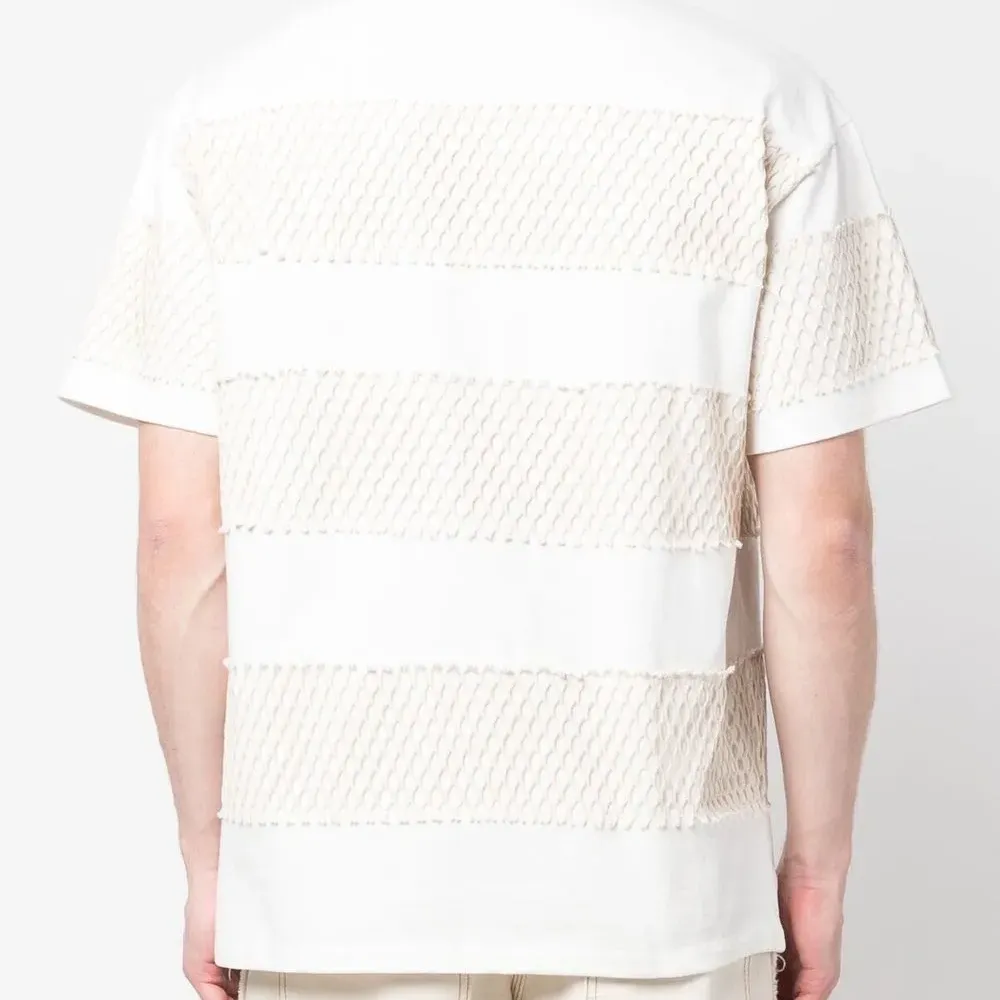 Футболка с сетчатыми вставками