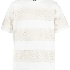 Футболка с сетчатыми вставками