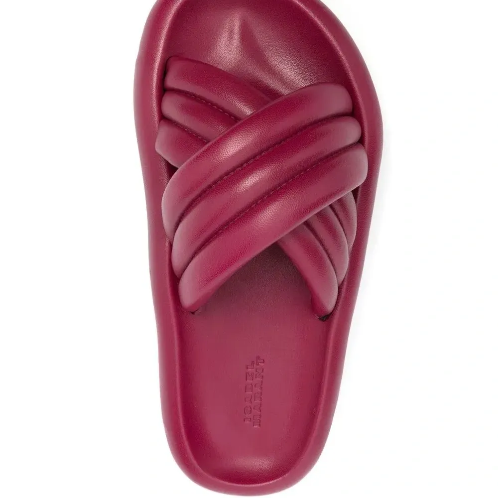 Шлепанцы на платформе