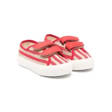 Льняные кеды на липучках