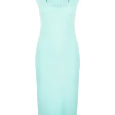 Платье миди с вырезом в форме сердца Платье миди с вырезом в форме сердца