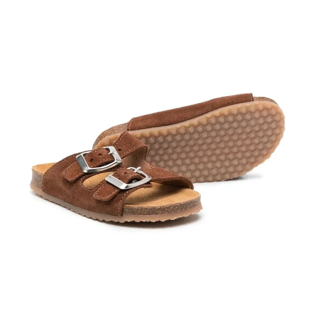 Замшевые сандалии