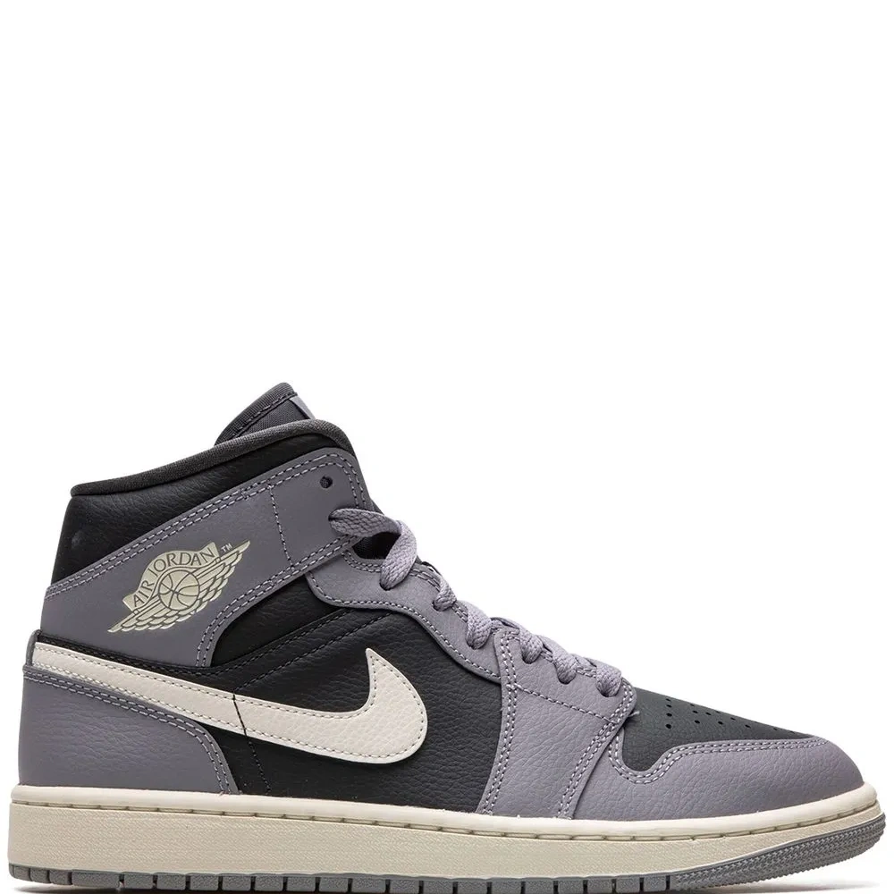 Кроссовки Air Jordan 1 Mid Cement Grey