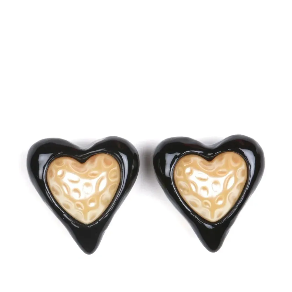 Серьги-гвоздики в виде сердца