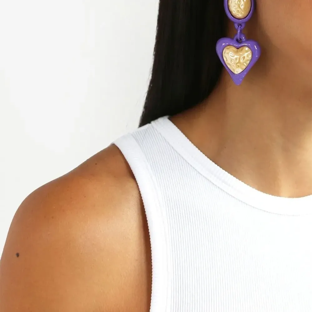 Серьги-подвески Night Fever