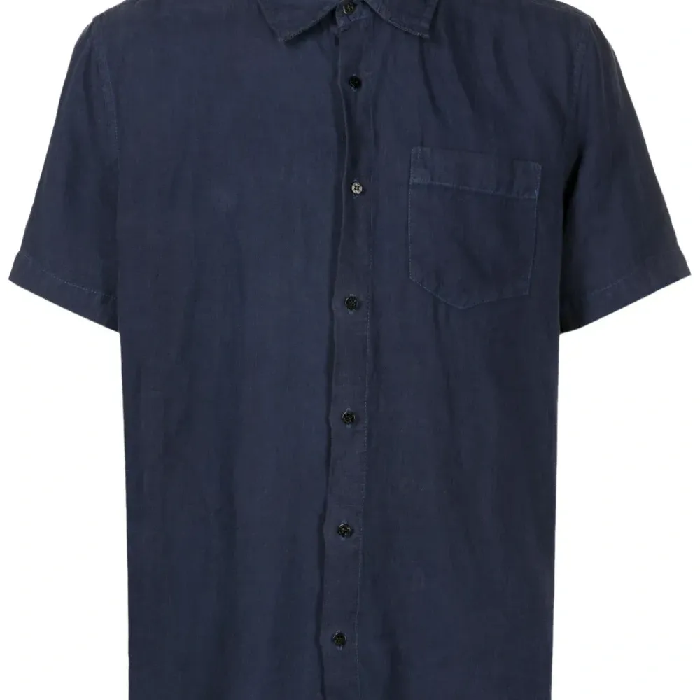 Рубашка с короткими рукавами и карманом