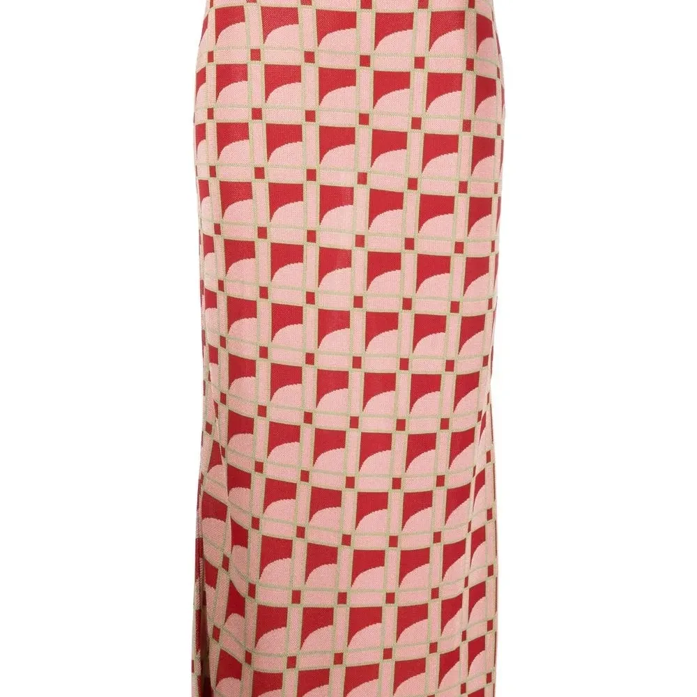 Жаккардовая юбка-карандаш