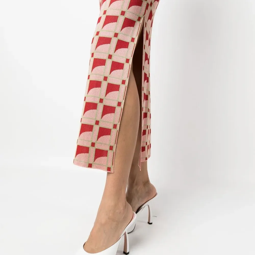 Жаккардовая юбка-карандаш