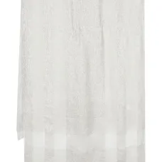 Шарф с бахромой и эффектом металлик