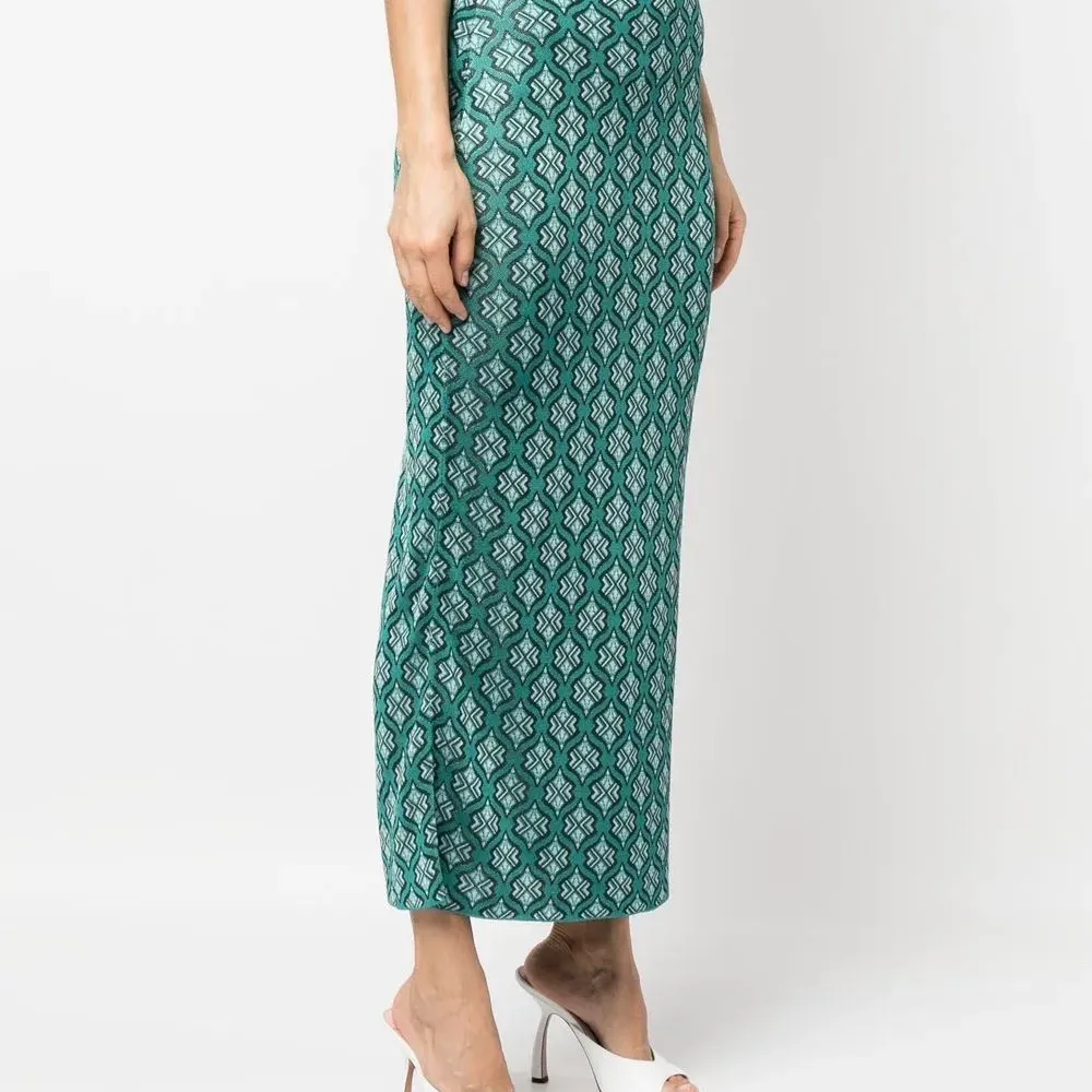 Жаккардовая юбка-карандаш