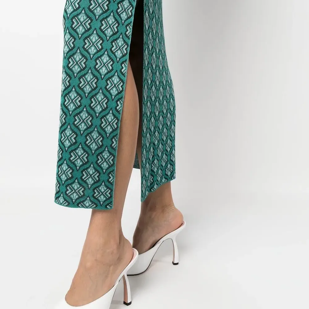 Жаккардовая юбка-карандаш