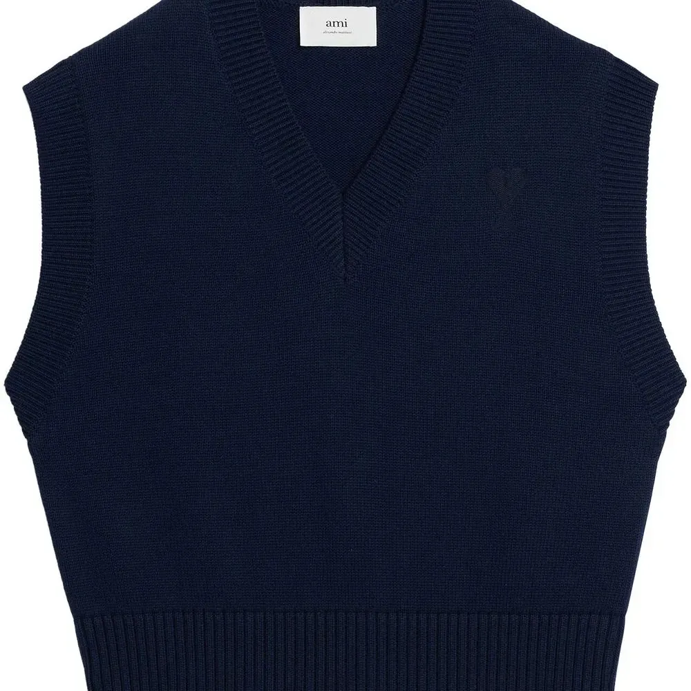 Трикотажный жилет с монограммой Ami de Coeur