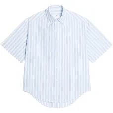 Полосатая рубашка с короткими рукавами