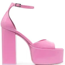 Лакированные босоножки на платформе Лакированные босоножки на платформе