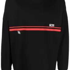 Полосатая толстовка с логотипом