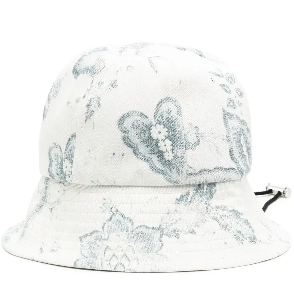 Панама с цветочным принтом
