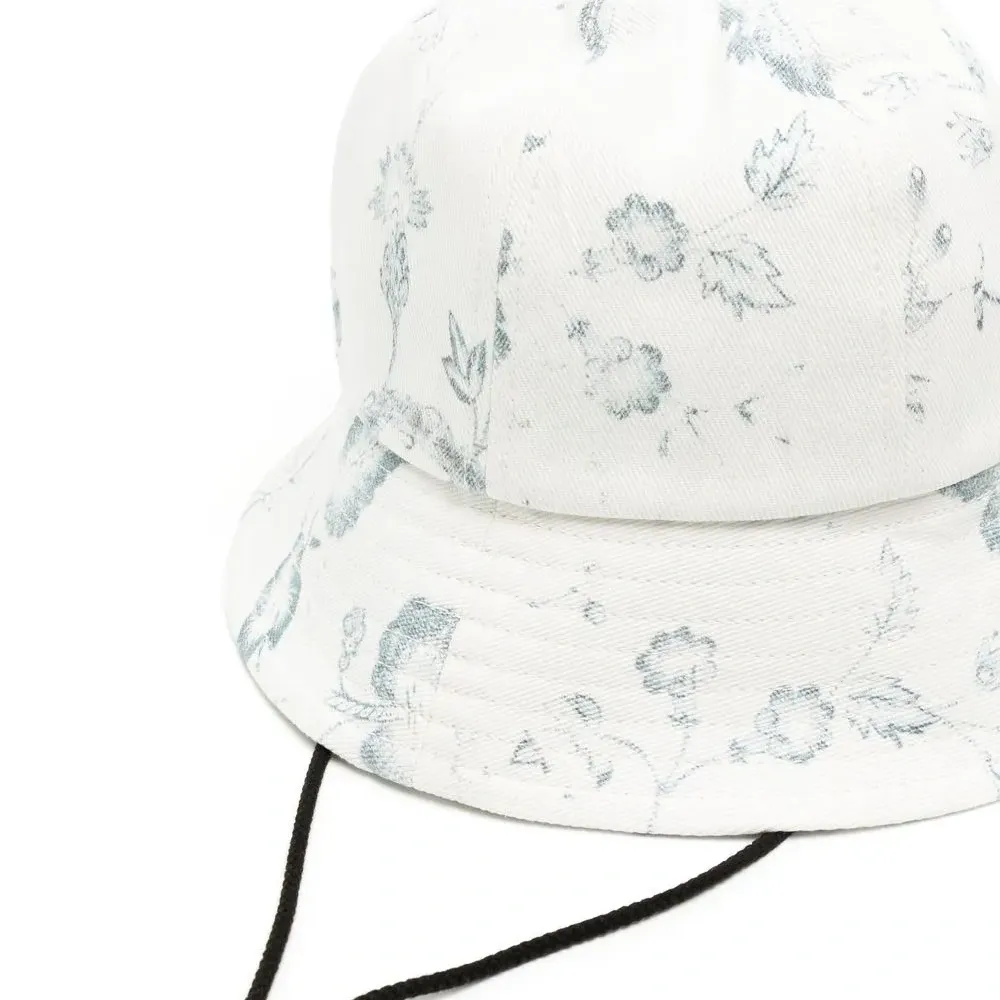 Панама с цветочным принтом