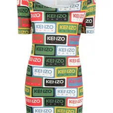 Платье мини с логотипом