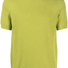 Джемпер из букле с короткими рукавами