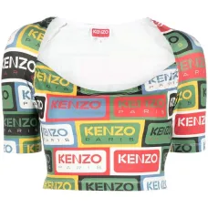 Укороченный топ с логотипом