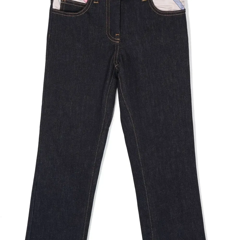 Узкие джинсы средней посадки