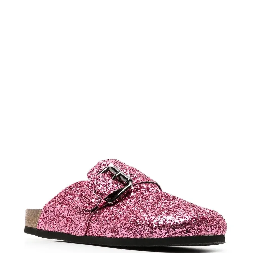 Сандалии с блестками