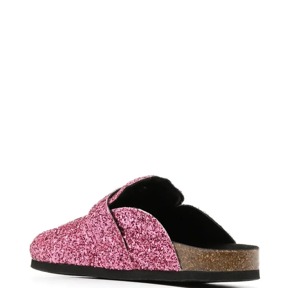 Сандалии с блестками