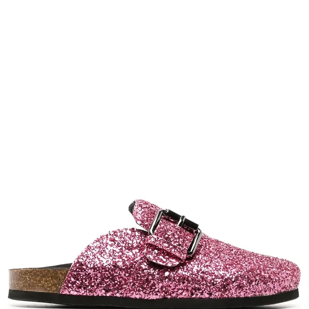 Сандалии с блестками