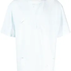 Двухслойная футболка с эффектом потертости